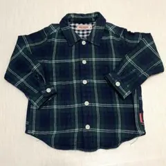 ミキハウス チェックシャツ 90
