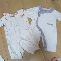 50-70 ベビー服 ツーウェイオール 2点セット
