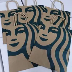 新品未使用 スタバ 紙袋 ５枚セットのサムネイル