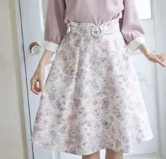 tocco 花柄 フレア スカート