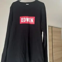 【美品】EDWIN ブラック ロンT メンズS