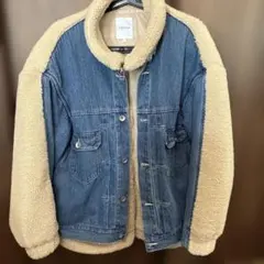 ボア デニムジャケット