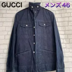 【GUCCI】メンズ デニムジャケットサイズ46 Gジャンのサムネイル