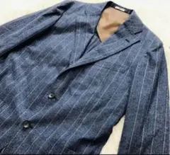 極美品 高級イタリア生地シルクウール混ジャケット A7 177位推奨 ほぼ未使用
