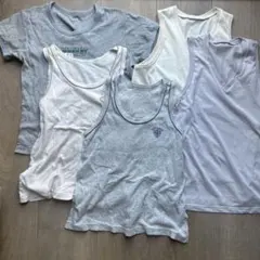 下着　おまとめ140 150 160 センチタンクトップ・Tシャツ 5枚セット