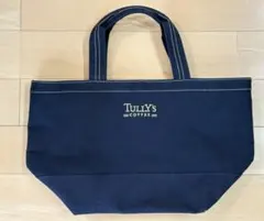 ⭐️美品⭐️TULLY'S COFFEE トートバッグ ネイビーのサムネイル