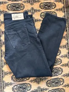 YCHAI イカイ ROBUSTO テーパードストレッチブラックデニムパンツ
