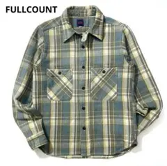 FULLCOUNTフルカウント チンスト　チェック　ネルシャツ 36