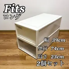 フィッツ Fits 天馬 ロング 衣装ケース クローゼット 2個セット