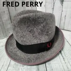 FRED PERRY グレー フェルトハット Lサイズ