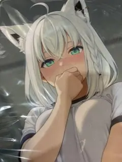 獣耳キャラクター プレイマットラバーマット