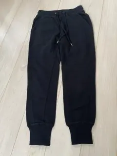 美品 GU ブラック スウェットパンツ Sサイズ