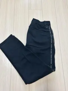 【美品】トミーヒルフィガーゴルフ 裏起毛 ストレッチパンツ ロゴテープ 黒 LLのサムネイル