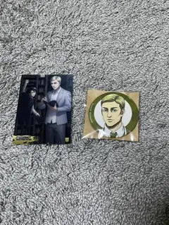 進撃の巨人 トレーディングカード 缶バッジセット