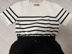 （美品）JUSGLITTY♡ボーダードッキングワンピース