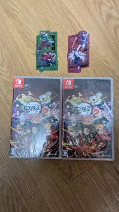 Switch 鬼滅の刃 ヒノカミ血風譚2 通常版2個 +クリアカード2枚