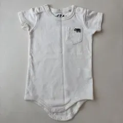 OCEAN GROUND 白　ロンパース　70cm
