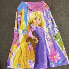 ラプンツェル ラップタオル 80cm ディズニープリンセス