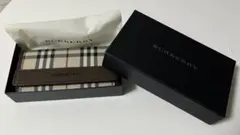 Burberry キーケース　チェック柄　レザー