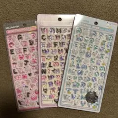 正規品　サンリオ文字ボンボンドロップシール