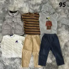 子供服 まとめ売り95/中綿 ベスト/トレーナー/コーデュロイパンツ/ギャップ
