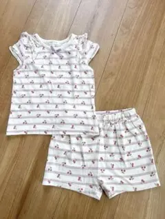 【土日限定値下げ！】さくらんぼ 子供服 セットアップ 90cm