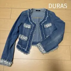 DURAS フリンジデニムジャケット