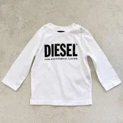 DIESEL ホワイト ロングスリーブ Tシャツ