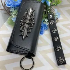幻級・未使用✨Y2K ハローキティ 長財布 クロス スタッズ ウォレットチェーン 幻級・未使用✨Y2K ハローキティ 長財布 クロス スタッズ ウォレット