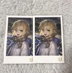 にじさんじ 卯月コウ ウィンターデートチェキ 2枚