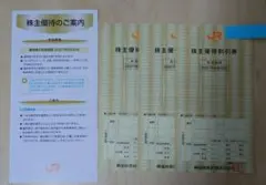 JR東海 東海旅客鉄道　株主優待割引券　3枚のサムネイル
