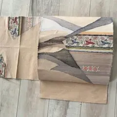 6月5日まで限定 夏座布団 5枚セット 扇面柄 和風 ブルー 約62×58cm