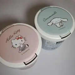 サンリオ　ワンタッチ綿棒ケース　シナモロール　キティ　クロミ　3点セット