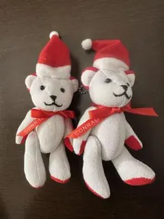 コンラッド東京 ベア クマ マスコット ぬいぐるみ キーホルダー 2個セット