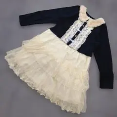 ★k859 axes femme kids【140】フォーマルワンピース