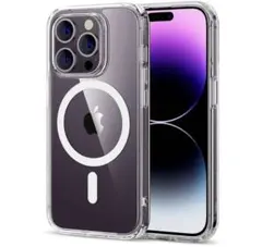 ESR iPhone14promax ケース MagSafe対応 耐衝撃 クリア
