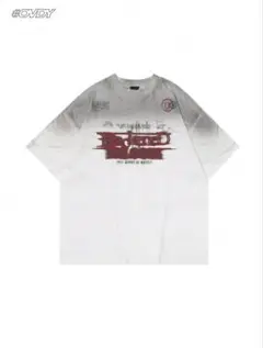 OVDY グラフィックTシャツ グレー M