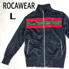 ROCA WEAR ロカウエア　トラックジャケット　ブラック　黒　Lサイズのサムネイル