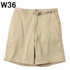 ザ ノースフェイス パープルレーベル チノフィールドショーツ W36 ベージュ