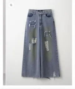 JUMELLY Wide Silhouette Distressed Denimのサムネイル
