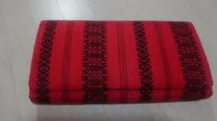 赤　和装用バッグ　クラッチバッグ　財布