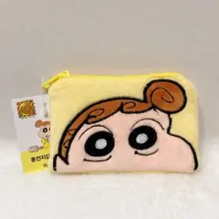 韓国 ダイソー★クレヨンしんちゃん ひまわり ポーチ 小