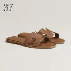 【新品・未使用】エルメス レディース サンダル オラン ゴールド37のサムネイル