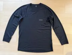 モンベル スーパーメリノウール M.W. メンズ L ブラック 室内試着のみ