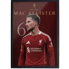 即日発送 Alexis Mac Allister A4 ポスター 額装