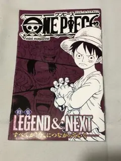 ONE PIECE 少年ジャンプ付録 ミニマガジン レジェンド&ネクスト