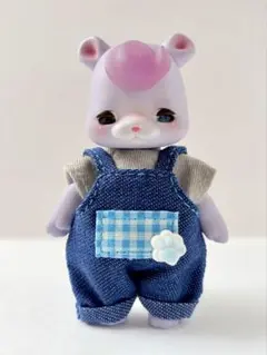 肉球サロペットセット（ブルー）のサムネイル