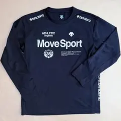 DESCENTE Move Sport ネイビー長袖Tシャツ サイズO XL相当のサムネイル