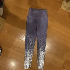 値下！未使用beyond yoga箔プリントレギンスS(日本サイズM)ラベンダー