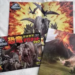 ジュラシック・ワールド　恐竜ジオラママグネットブック　ポスター